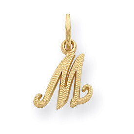 Casted Initial M Charm 14k Gold C564M, MPN: C564M, 886774090702