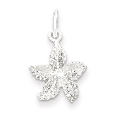 Starfish Charm Sterling Silver QC1652, MPN: QC1652, 883957976310