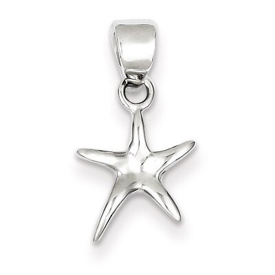 Starfish Pendant Sterling Silver QC6324, MPN: QC6324, 886774759685