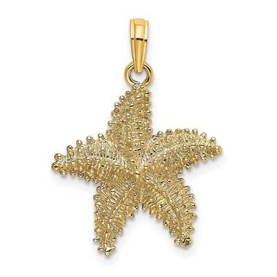 Starfish with Beaded Texture Charm 14k Gold K8070, MPN: K8070, 637218060634