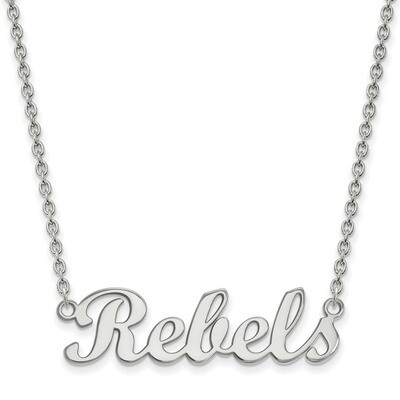 University of Mississippi Small Pendant 14k White Gold 4W075UMS-18, MPN: 4W075UMS-18, 886774854601