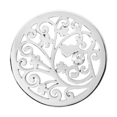 Nikki Lissoni Tree of Love Silver-Plated 33mm Coin C1135SM, MPN: C1135SM, 8718627462812