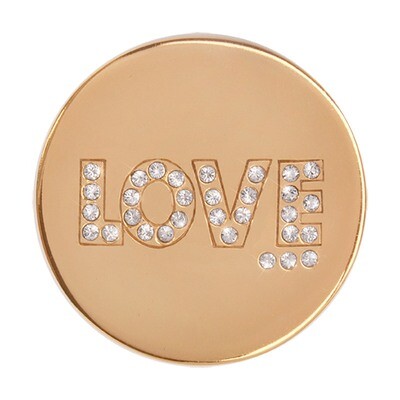 Nikki Lissoni Golden Love Gold-Plated 33mm Coin C1263GM, MPN: C1263GM, 8718627466605