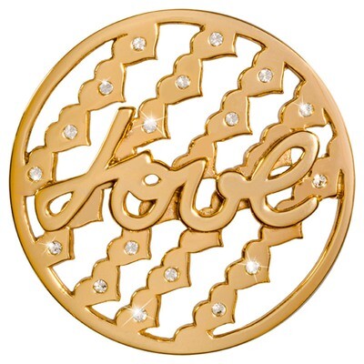 Nikki Lissoni Tribute To Love Gold-Plated 43mm Coin C1404GL, MPN: C1404GL, 8718627469552