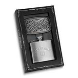 Jack Daniels Flask and Belt Buckle Set GM25160, MPN: GM25160,