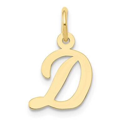 Script Initial D Charm 10k Gold Small 10YC658D, MPN: 10YC658D,