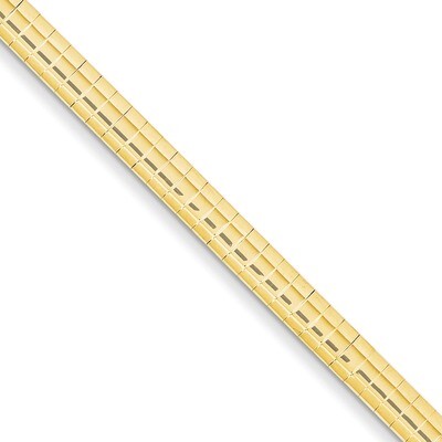 4mm Domed Omega Necklace 16 Inch 14k Gold OD4-16, MPN: OD4-16, 111111217253