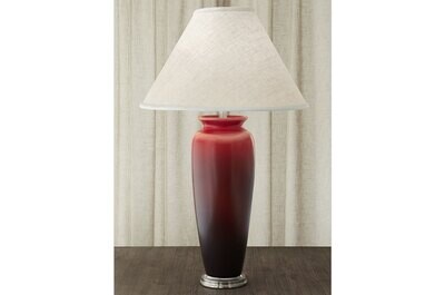 Mottahedeh Classic Vase Lamp Red &amp; Black R1503RBL, MPN: R1503RBL,