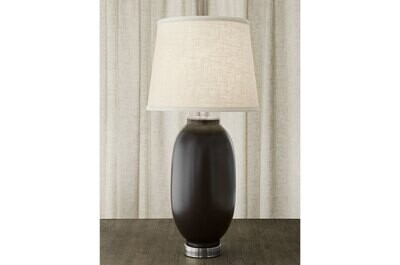Mottahedeh Lozenge Vase Lamp Red &amp; Black R1501RBL, MPN: R1501RBL,