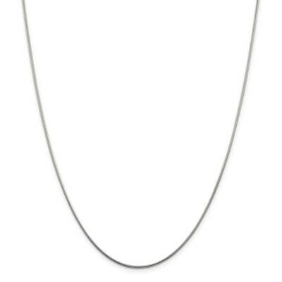 1.25mm Snake Chain 42 Inch Sterling Silver QSN040-42, MPN: QSN040-42,