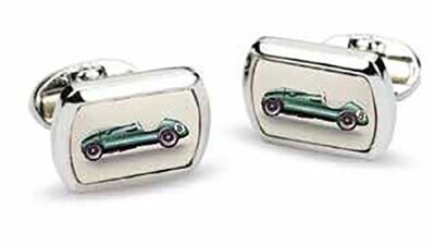 Halcyon Days Racing Car Rectangular Palladiun Cufflinks CLCAR04RTP, MPN: CLCAR04RTP,