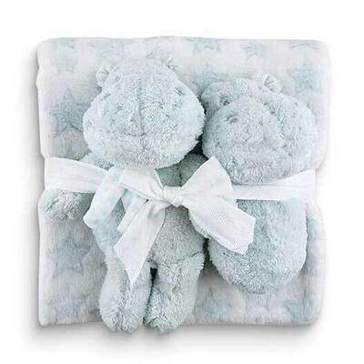 Hippo Plush and Blanket Gift Set GM24406, MPN: GM24406, 886083723889