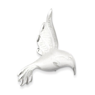 Finish Diamond Cut Hummingbird Pin Sterling Silver Satin QP462, MPN: QP462, 883957581637