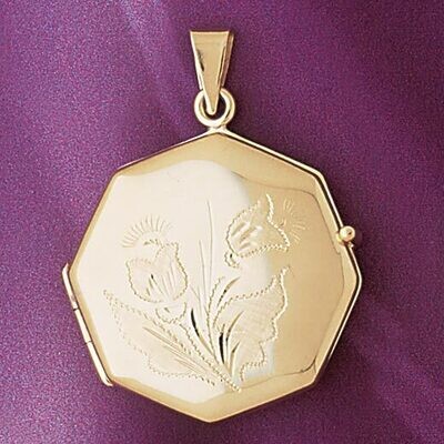 Dazzlers Jewelry Locket Pendant Necklace Charm Bracelet in Yellow, White or Rose Gold 4152, MPN: DZ…