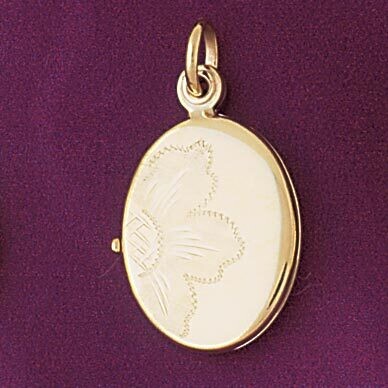 Dazzlers Jewelry Locket Pendant Necklace Charm Bracelet in Yellow, White or Rose Gold 4147, MPN: DZ…