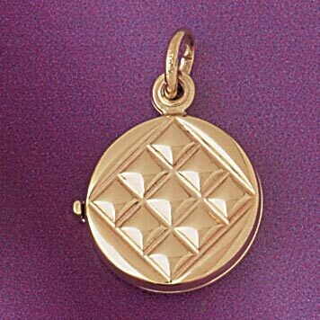 Dazzlers Jewelry Locket Pendant Necklace Charm Bracelet in Yellow, White or Rose Gold 4145, MPN: DZ…