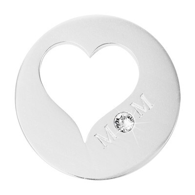 Nikki Lissoni Keep Her Close To Your Heart Silver-Plated 33mm Coin C1608SM, MPN: C1608SM, 871907530…