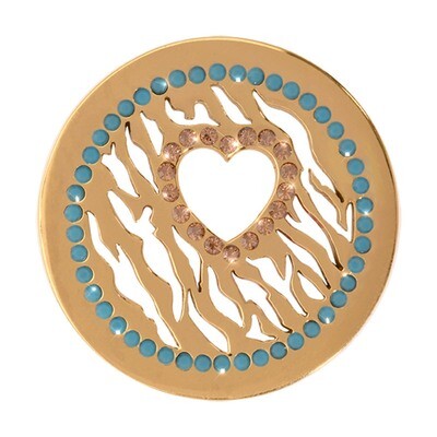 Nikki Lissoni Wild Love Gold-Plated 33mm Coin C1157GM, MPN: C1157GM, 8718627463123