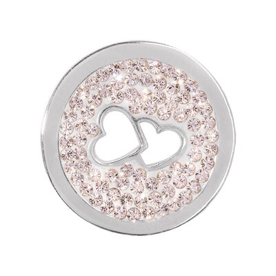 Nikki Lissoni Love Is All Around Us Silver-Plated 23mm Coin C1238SS, MPN: C1238SS, 8718627465783