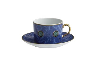 Mottahedeh Lapis Tea Cup &amp; Saucer TD904, MPN: TD904,