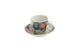 Mottahedeh Tobacco Leaf Tea Cup and Saucer Y2339, MPN: Y2339,