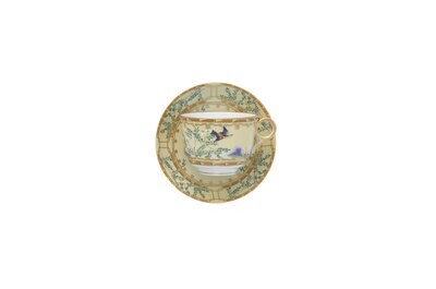Mottahedeh Ching Garden Tea Cup &amp; Saucer CW1604, MPN: CW1604,