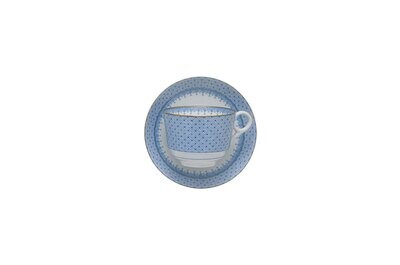 Mottahedeh Cornflower Lace Tea Cup &amp; Saucer S1454, MPN: S1454,