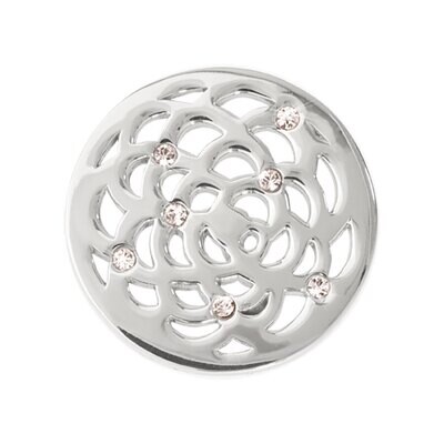 Nikki Lissoni Sunflower Silver Plated 23mm Coin C1017SS, MPN: C1017SS, 8718627460535