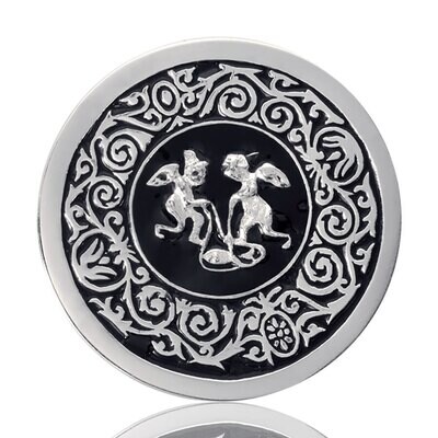 Nikki Lissoni Playful Angels Silver Plated 33mm Coin C1138SM, MPN: C1138SM, 8718627462843