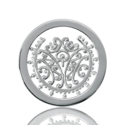 Nikki Lissoni Bouquet Of Memories Silver Plated 23mm Coin C1083SS, MPN: C1083SS, 8718627462201