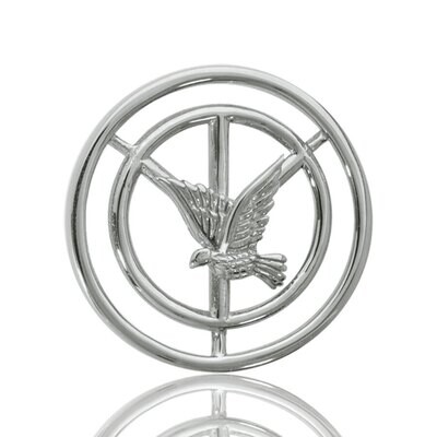 Nikki Lissoni Peace Pigeon Silver Plated 23mm Coin C1029SS, MPN: C1029SS, 8718627460894