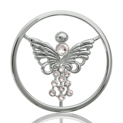 Nikki Lissoni Fragile Life Silver Plated 33mm Coin C1014SM, MPN: C1014SM, 8718627460443
