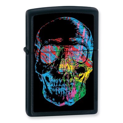 Zippo Skull Black Matte Lighter GM7305, MPN: GM7305, 41689280420