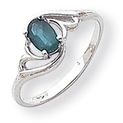 Emerald Ring 14k White Gold Y2094E, MPN: Y2094E, 883957714813