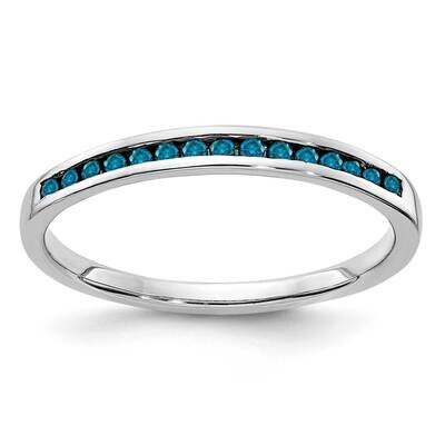 Blue Diamond Ring 14k White Gold RM5623-BD-016-WA, MPN: RM5623-BD-016-WA, 883957717593