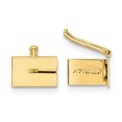 Box Clasp 14k Yellow Gold YG1830, MPN: YG1830,