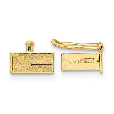 Box Clasp 14k Yellow Gold YG1829, MPN: YG1829,