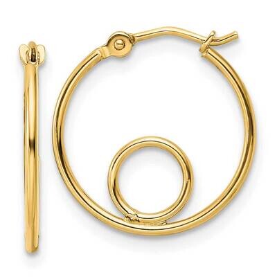 Hoop Earrings 14k Gold Polished YE1913, MPN: YE1913, 716838353224