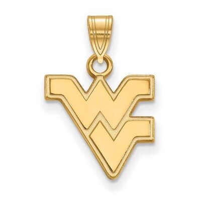 West Virginia University Small Pendant 14k Yellow Gold 4Y002WVU, MPN: 4Y002WVU, 886774764245