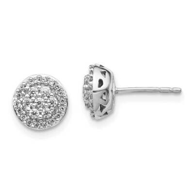 Cluster Earrings 14k White Gold Diamond EM5450-033-WA, MPN: EM5450-033-WA, 883957206356