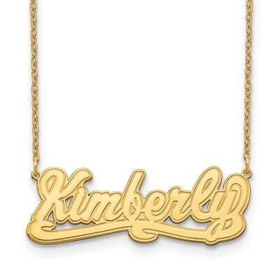 Etched Nameplate Gold-plated  XNA839GP, MPN: XNA839GP,