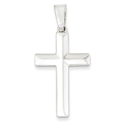 Cross Pendant Sterling Silver Polished QC7221, MPN: QC7221, 883957584744