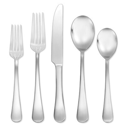 Hampton Forge Mantra Satin Fade 20 Piece Flatware Set SFB16M20SN, MPN: SFB16M20SN, 733652157876