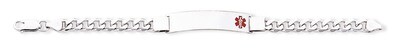 7 Inch Medical ID Curb Link Bracelet Sterling Silver XSM32-7, MPN: XSM32-7, 883957273761