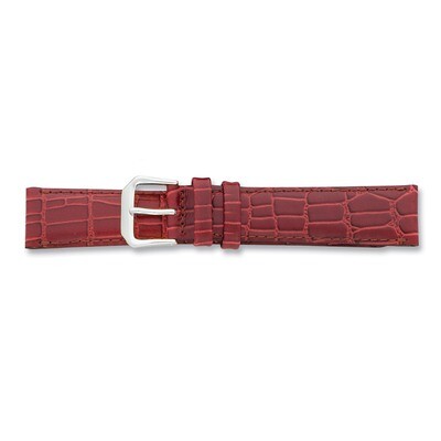 18mm Havana Wild Alligator Watch Band 7.5 Inch Silver-tone Buckle BAW89-18, MPN: BAW89-18, 88677415…