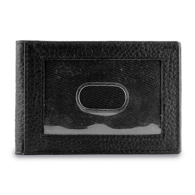 Black Leather Bi-fold Wallet Money Clip GM17691, MPN: GM17691, 892925156746