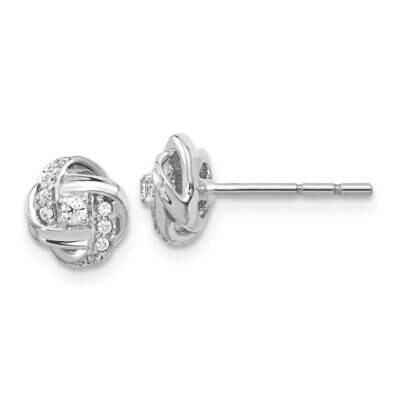 Post Earrings 14k White Gold Diamond EM5508-013-WA, MPN: EM5508-013-WA, 840940103603