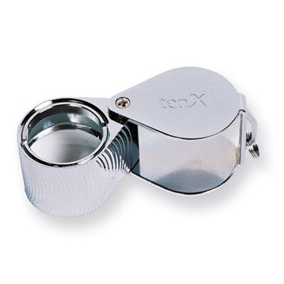 Silver-Tone Diamond-Cut 10X Loupe JT3064, MPN: JT3064, 654207153085