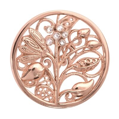 Nikki Lissoni Fantasy Tree Rose Gold Plated 33mm Coin C1025RGM, MPN: C1025RGM, 8718627460764