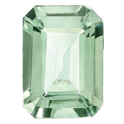 Green Quartz 8X6mm Octagon Emerald Cut AA Quality Gemstone GQ-0806-OCE-AA, MPN: GQ-0806-OCE-AA,